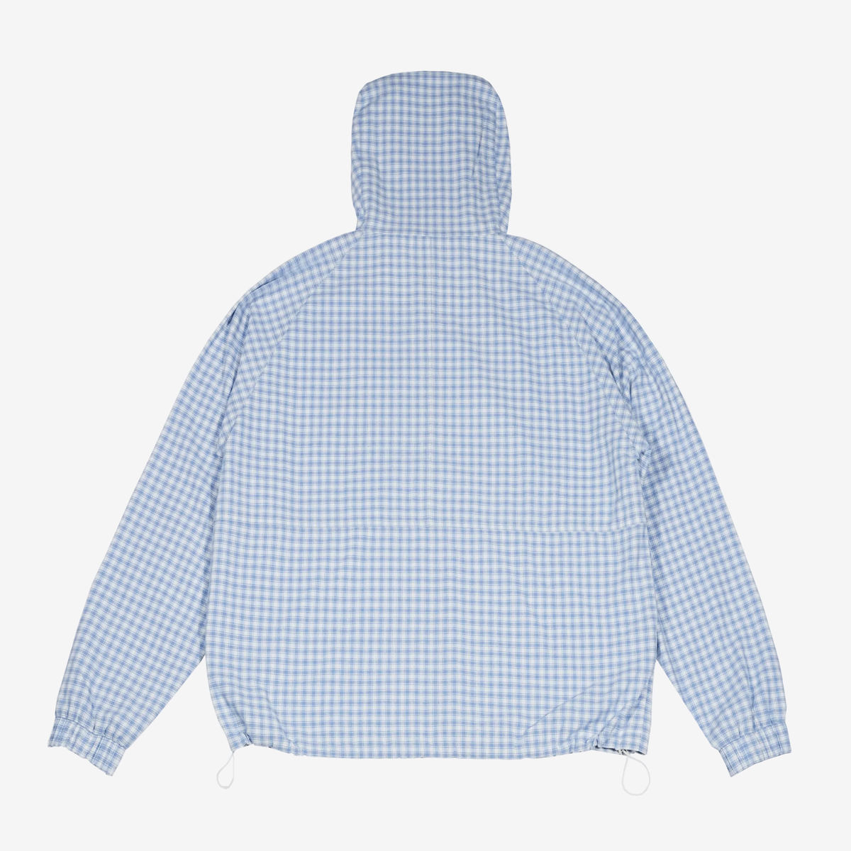 BLUE PLAID SHELL JACKET