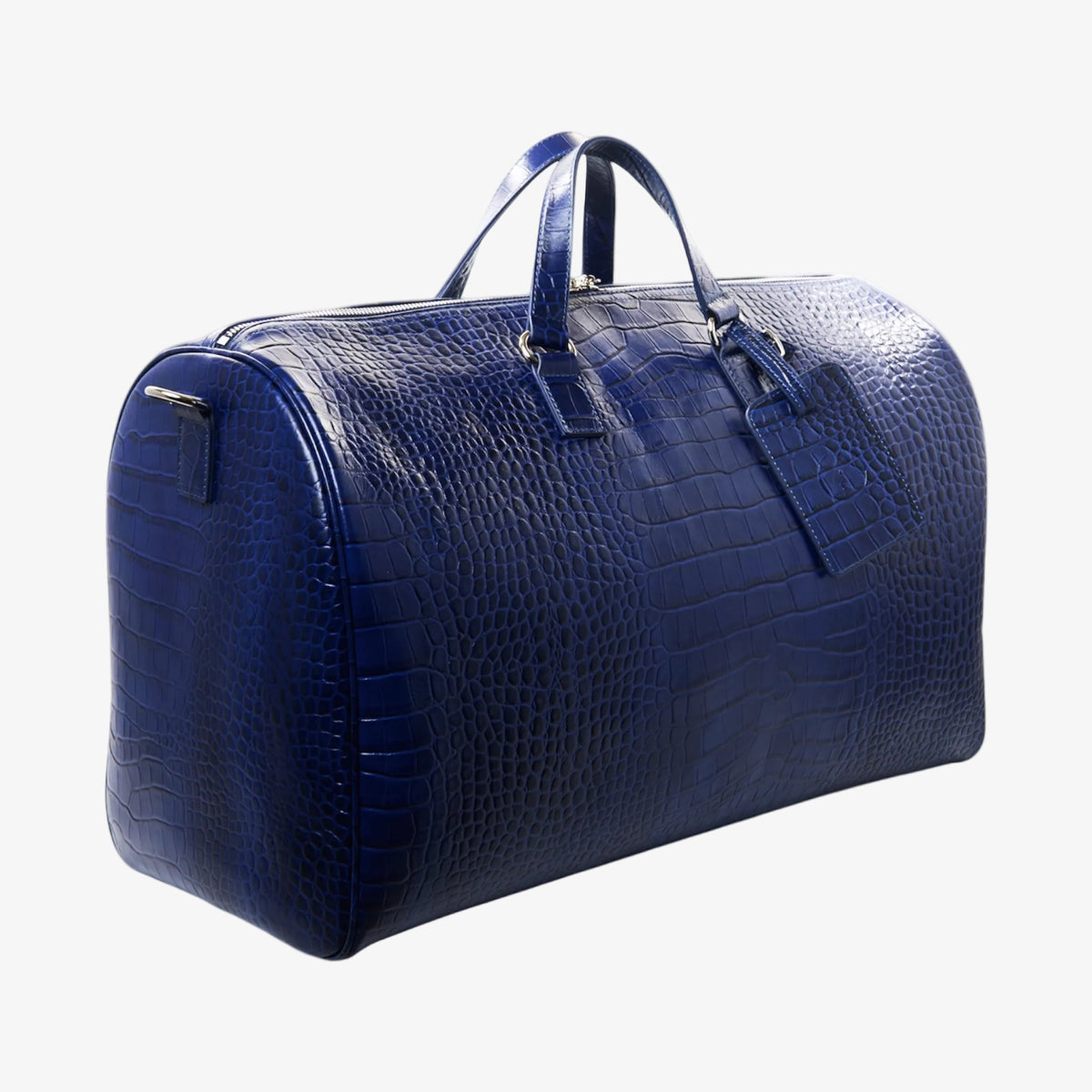 NAVY CROC DUFFLE BAG