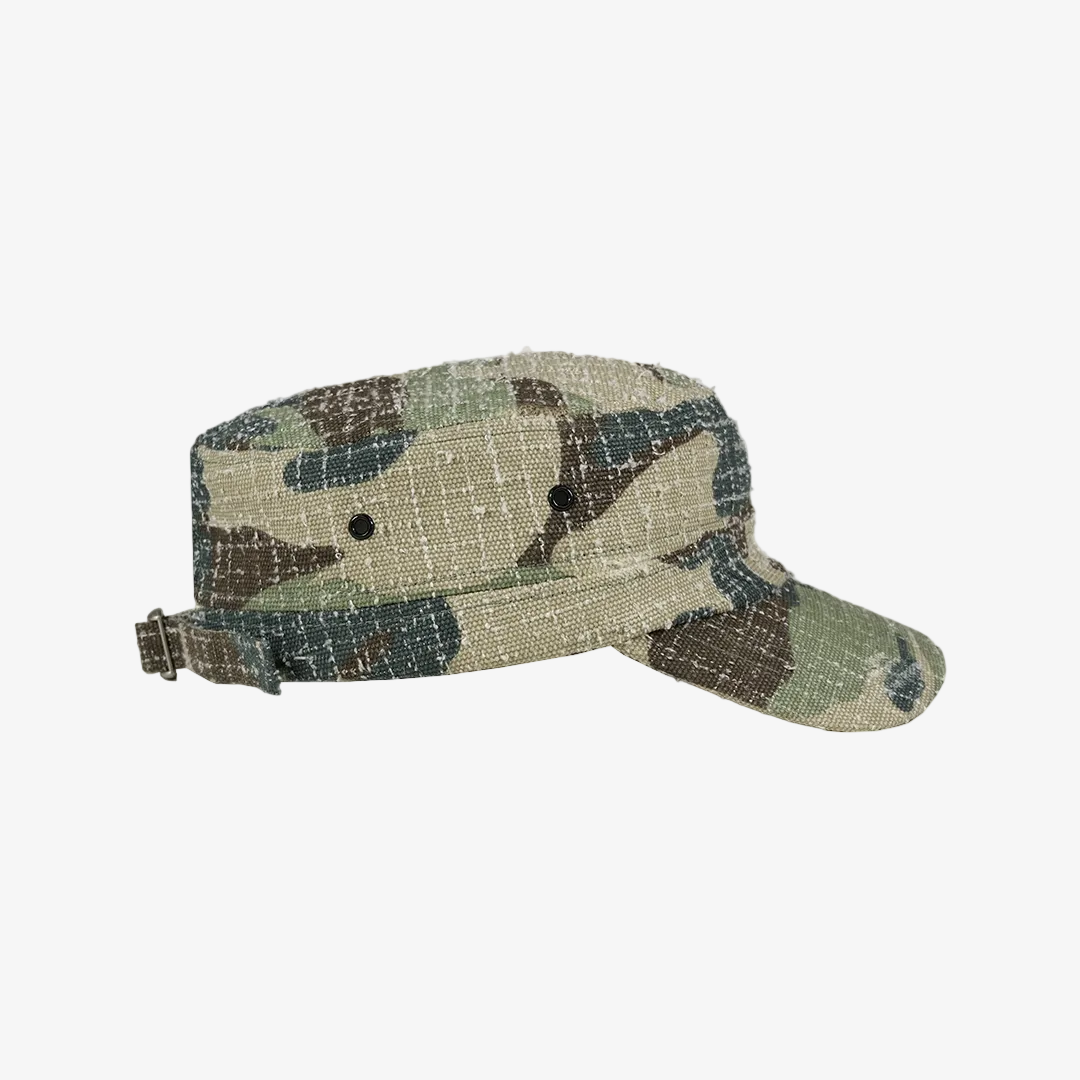 NEEDLE PUNCH CAMO CADET HAT