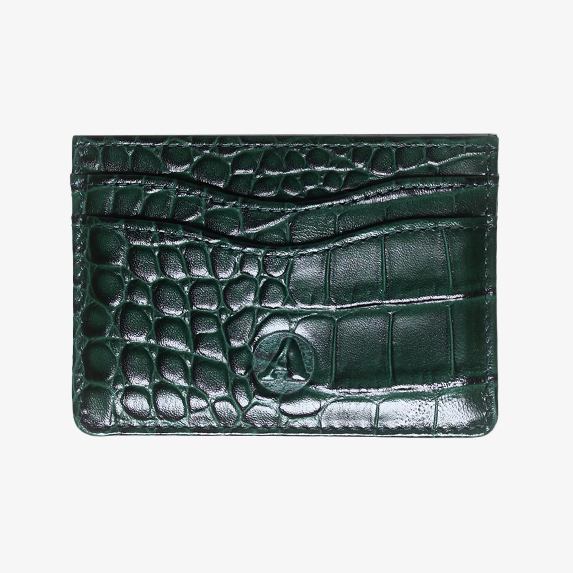 GREEN CROC CARDHOLDER