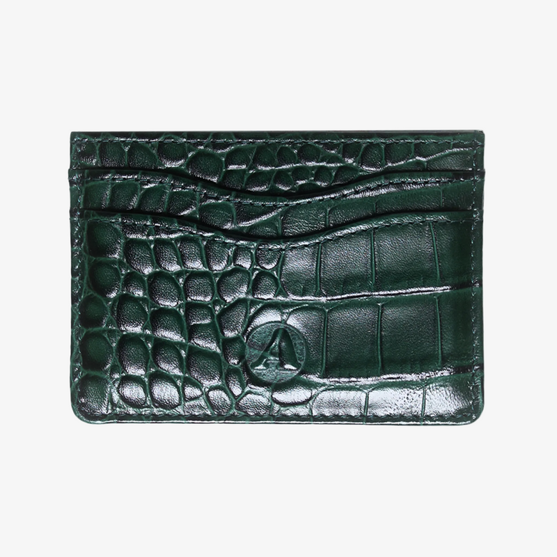 GREEN CROC CARDHOLDER
