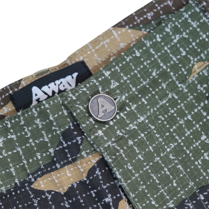 NEEDLE PUNCH RIPSTOP CAMO CONVERTIBLE CARGO