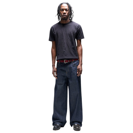INDIGO BAGGY RAW SELVEDGE DENIM