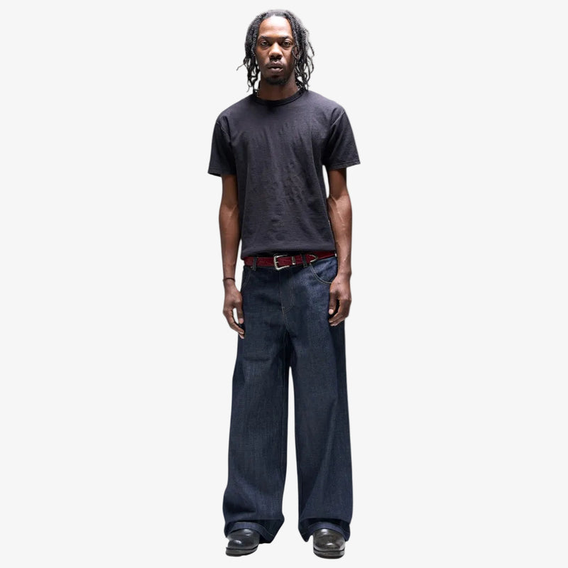 INDIGO BAGGY RAW SELVEDGE DENIM