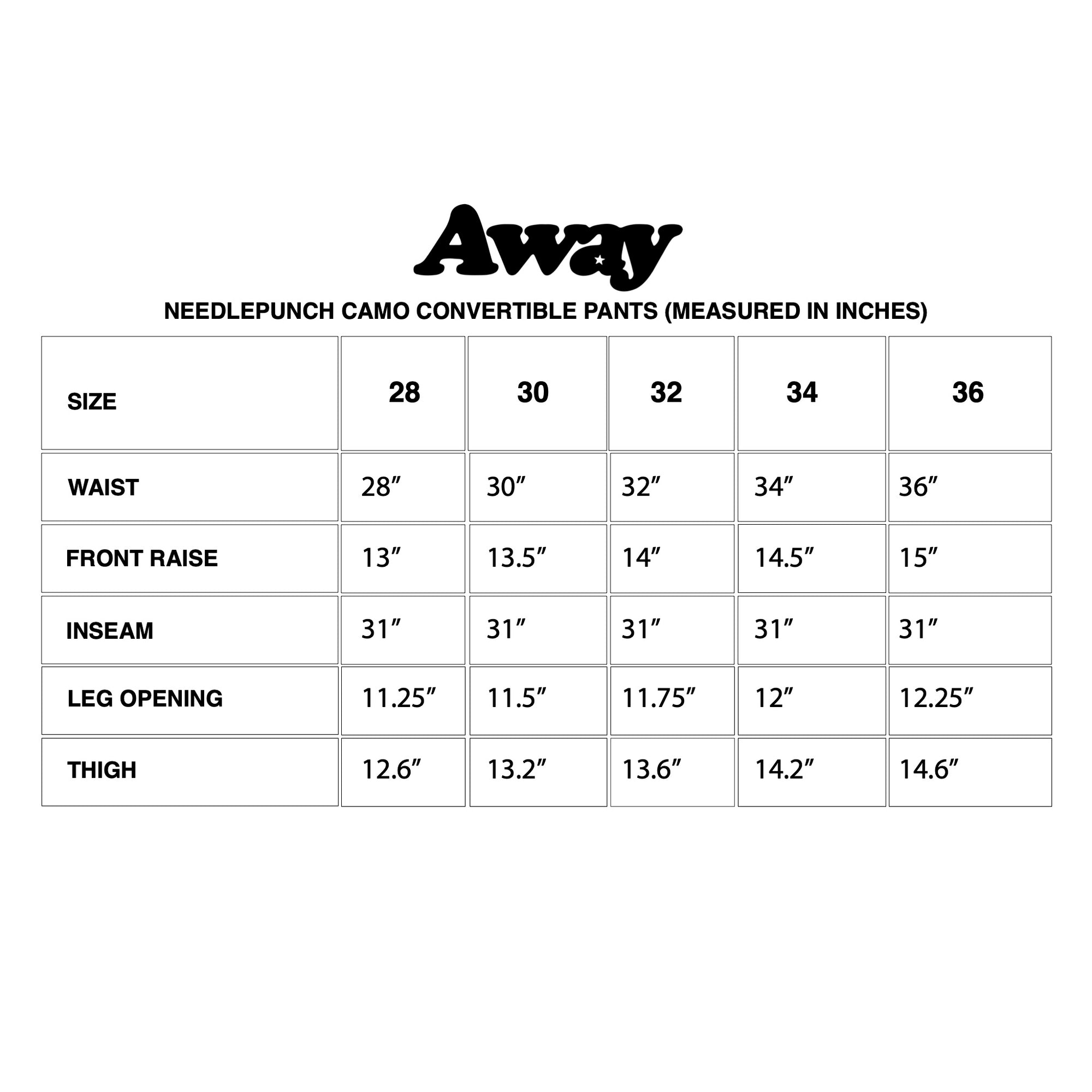 NEEDLE PUNCH RIPSTOP CAMO CONVERTIBLE CARGO