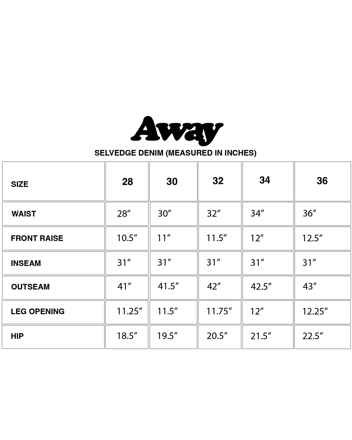 Size guide